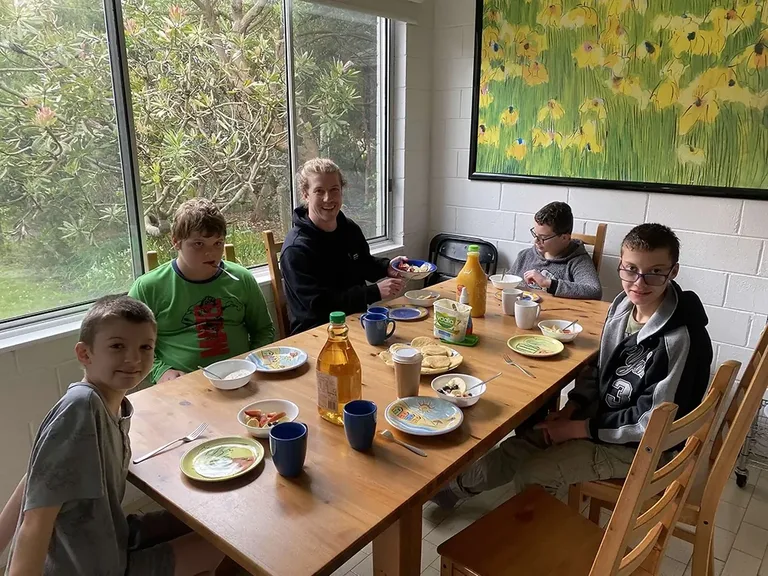 NDIS life skills program group dinner activity