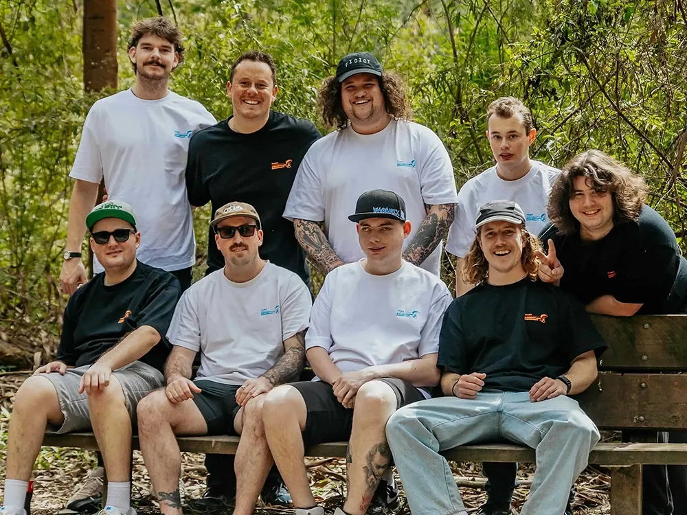 NDIS group activities participants on a social outing